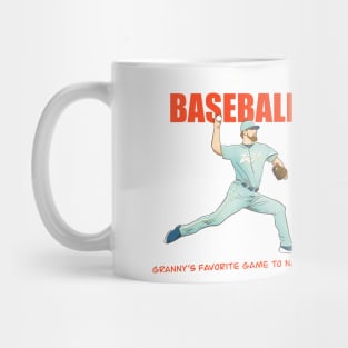 Baseball is super boring. Mug